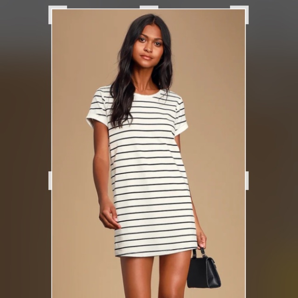 NWOT Lulu’s Cafe Society T Shirt Dress